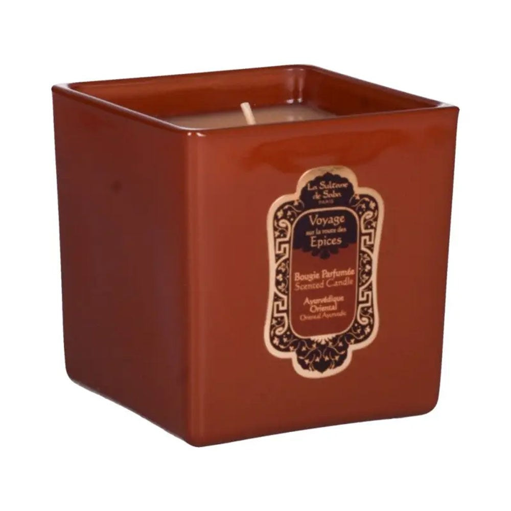 La Sultane de Saba BOUGIE 200G POT CARRE AYURVEDIQUE (בקרוב)
