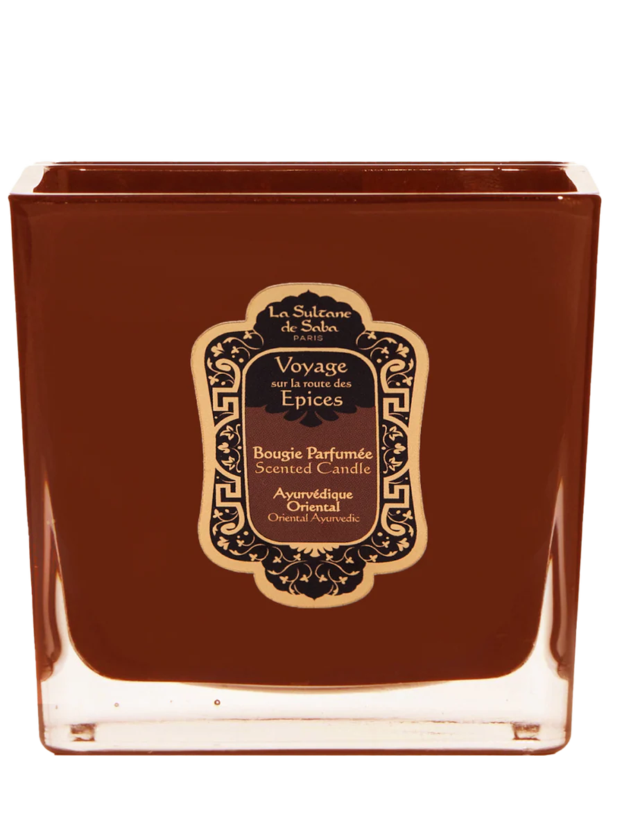La Sultane de Saba BOUGIE 200G POT CARRE AYURVEDIQUE