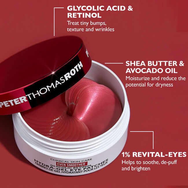 EVEN SMOOTHER GLYCOLIC RETINOL HYDRA-GEL EYE PATCHES