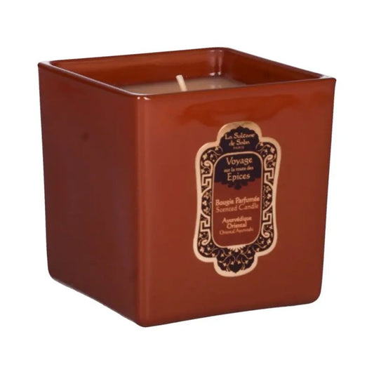 La Sultane de Saba BOUGIE 200G POT CARRE AYURVEDIQUE (בקרוב)