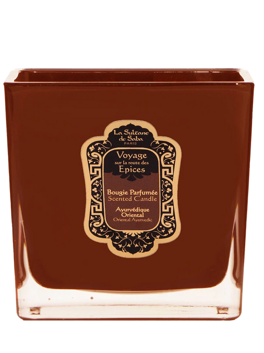 La Sultane de Saba BOUGIE 200G POT CARRE AYURVEDIQUE