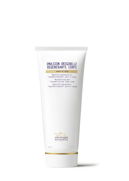 EMULSION ORIGINELLE RÉGÉNÉRANTE CORPS MOISTURIZING AND “RECONDITIONING” BODY CREAM