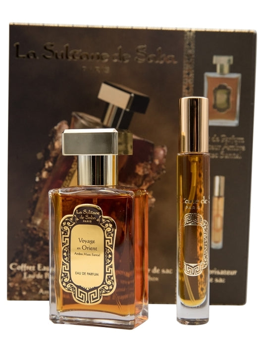 La Sultane de Saba COFFRET EDP 50ML + SPRAY 10 ML AMBRE MUSC SANTAL (בקרוב)